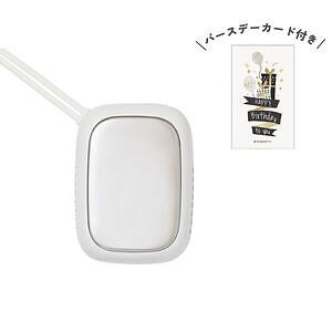 アイスカイロ ホワイト 誕生日カード付 名入れ可能