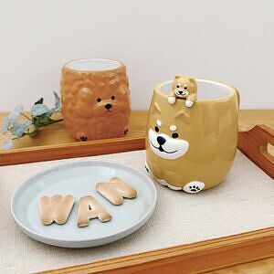 wankoron  わんわん マグ スプーン 箸置き シバ 1