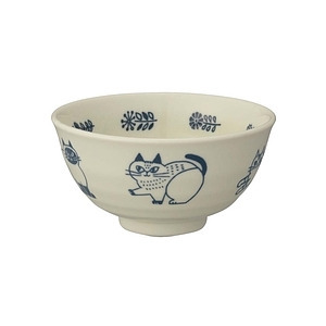 fikalycka 茶碗 ネイビー 名入れ可能