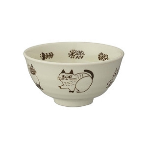 fikalycka 茶碗 ブラウン 名入れ可能