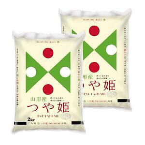 山形県産つや姫 2kg×2袋 合計4kg 名入れ可能