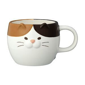 ごろごろねこマグ 三毛猫 みたらし 名入れ可能
