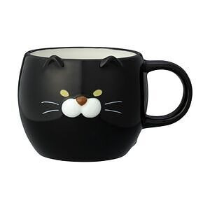 ごろごろねこマグ 黒猫 あんこ 名入れ可能