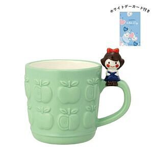 おすわりマグ 白雪姫 ホワイトデーカード付 名入れ可能