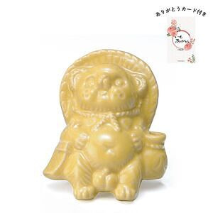 たぬたぬ オス イエロー ありがとうカード付 名入れ可能