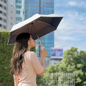 晴雨兼用折りたたみ傘 ネイビー ありがとうカード付 12