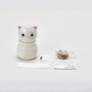 コロコロキャット 茶 ミント 誕生日カード付 3