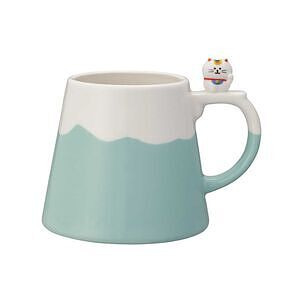 富士山マグ 招き猫 名入れ可能