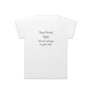 モバイルチャージャー Ｔシャツ ホワイト 名入れ可能