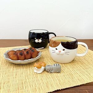 ごろごろねこマグ 三毛猫 みたらし ありがとうカード付 0