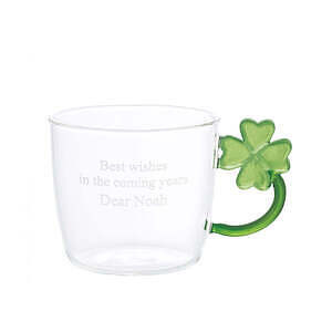 フラワーマググラス クローバー 名入れ可能