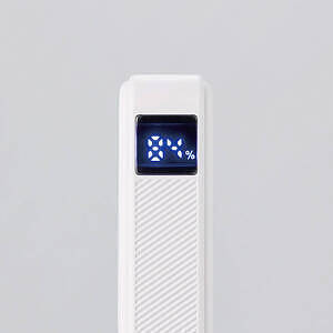 PD急速充電コードストラップ付モバイルチャージャー5000 ホワイト 0