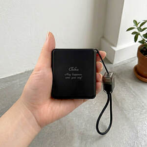 PD急速充電コードストラップ付モバイルチャージャー5000 ホワイト 6