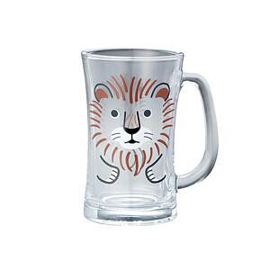 ワイルドキャットビールジョッキ ライオン 名入れ可能