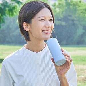 氷タオル ヒヤシーナ ホワイト 誕生日カード付き 1