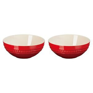 ル・クルーゼ マルチボール 15cm（2個入り） チェリーレッド 名入れ可能