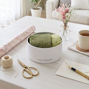 今治 クレシェンド メランジェ フェイスタオル オリーブ 0