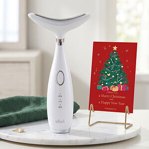 3WAY EMS フェイスライン美顔器 クリスマスカード付き 名入れ可能