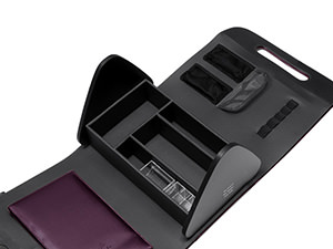 コスメバッグ バイオレット 1