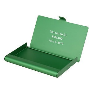 カードケース アルミニウム グリーン