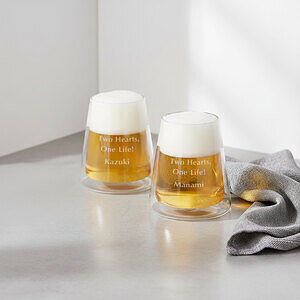 ダブルウォール 富士山グラス ペア 2