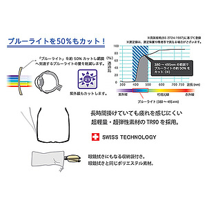 ブルーライト対策 PC メガネ ブラウン 2