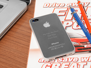 iPhone 4/4S シェルカバー フロスト 2