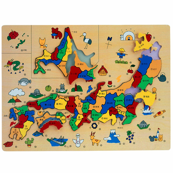 日本地図パズル