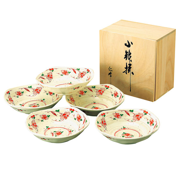 赤絵万暦 煮物鉢