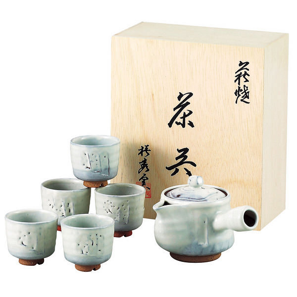 萩焼 清閑 茶器揃