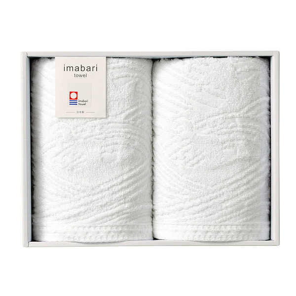 imabari towel 四国巡白 白波 フェイスタオル2P