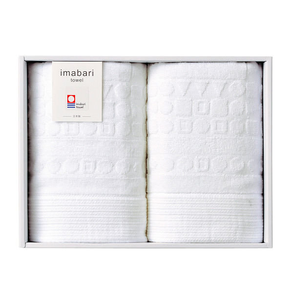imabari towel 四国巡白 曼陀羅 フェイスタオル2P