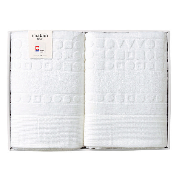 imabari towel 四国巡白 曼陀羅 バスタオルセット2P