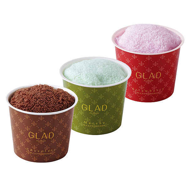 GLAD アイスクリームタオル