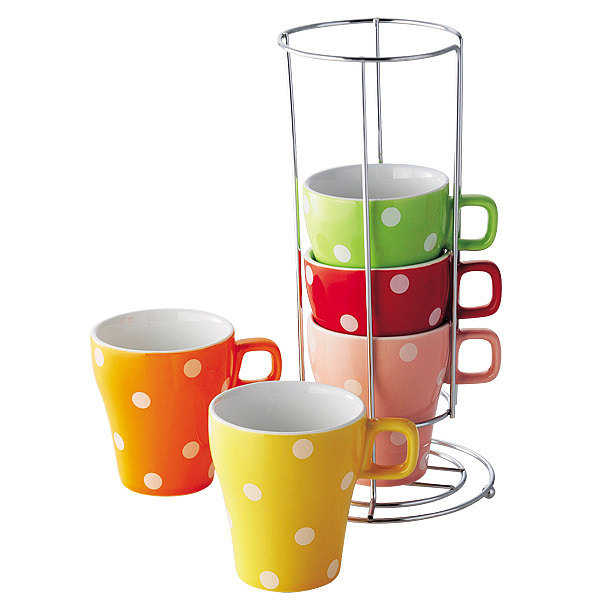 ポルカ スタッキングマグ5Pセット