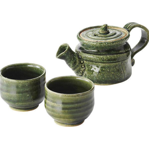 Studio KEIZAN 織部茶器揃