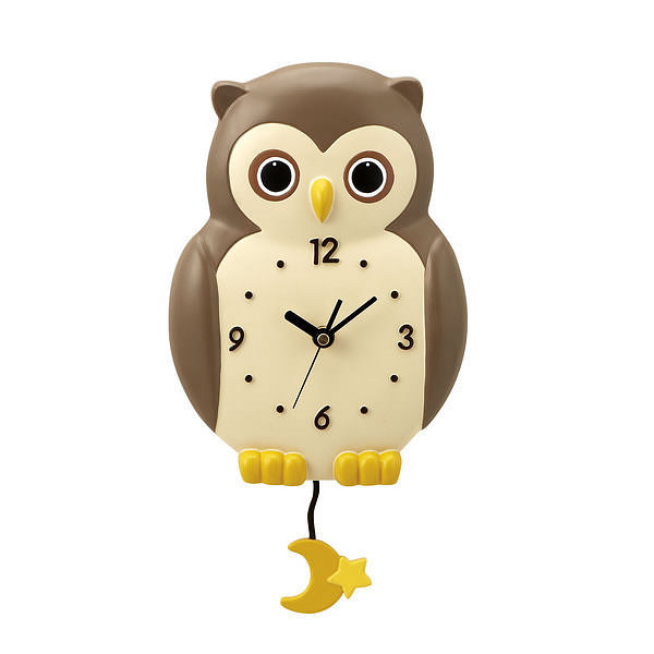 Owl of Wisdom ふくろう振り子時計
