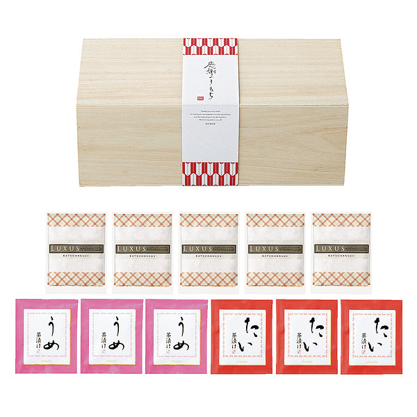感謝の気持ち お茶漬けセット 木箱入