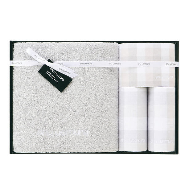 シュウ ウエムラ SカラーC タオルセット ER50063 グレー
