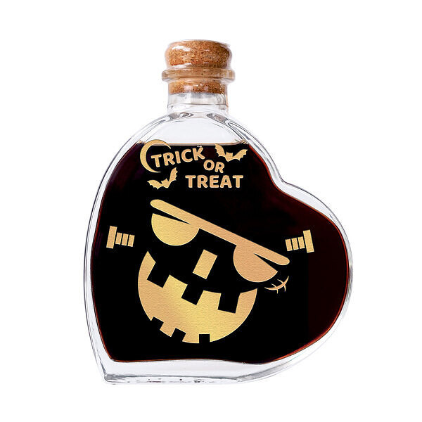 ハロウィン ハート ワインボトル フランケン