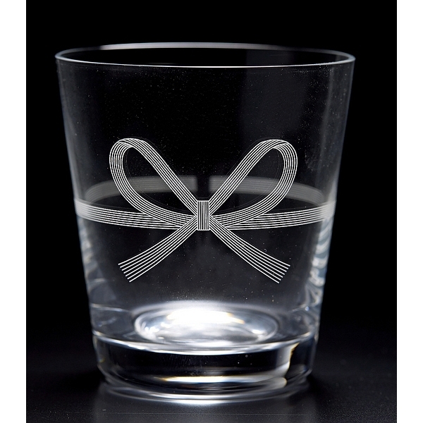 KIMOTO GLASS TOKYO 水引蝶結びグラスSペア MIZUHIKI