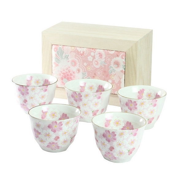 華てまり 煎茶揃 (ちりめん木箱)