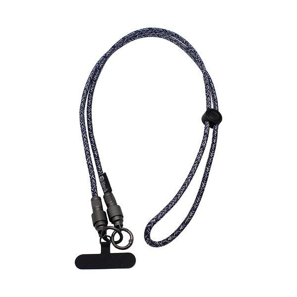 スマホ充電ストラップ TypeC-TypeC ネイビー 130cm