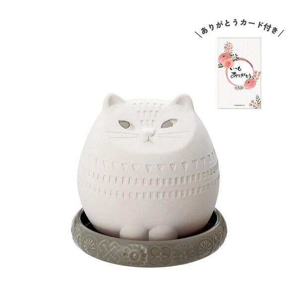 潤いマスコット FIKA ohana CAT ありがとうカード付