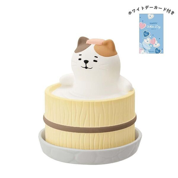 潤いマスコット ゆるり日和 ねこ ホワイトデーカード付