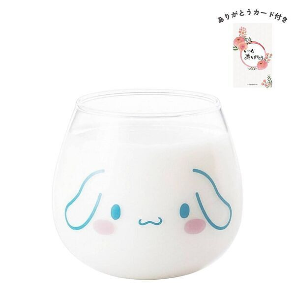 サンリオキャラクターズ ゆらゆらタンブラー シナモロールありがとうカード付