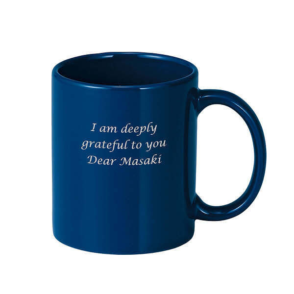 セラミックマグ ネイビー